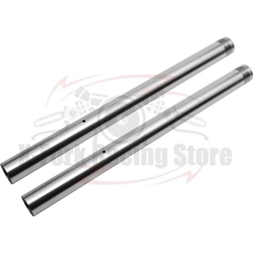 Front Inner Fork Tubes Pipes Silver Pair For KAWASAKI Versys 1000 2019-2020 44013-0335 43x565mm
