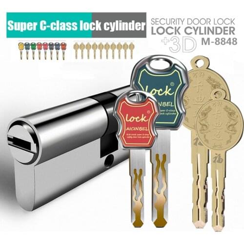 European standard anti-theft door lock 304 stainless steel lock core gate Lock cylinder entrance Lock cylinders