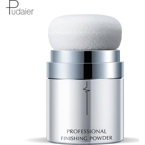 Pudaier 12 Color Face Powder Makeup with Puff Smooth Loose Powder Oil-control Foundation Contour Pores Cover Finish Powder TSLM1
