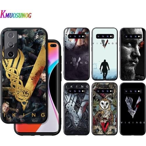 Silicone Cover Ragnar Lothbrok Vikings For Samsung Galaxy S21 S20 FE Ultra S10 S10e Lite S9 S8 S7 Edge Plus Phone Case