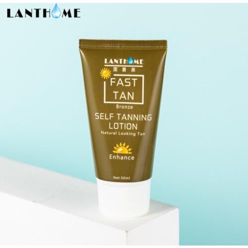 Fast Solarium Tanning Lotion Self Tanner for Face and Body Bronzer Cream Naturalize Tanning Sun Tan Sunscreen Spf 50