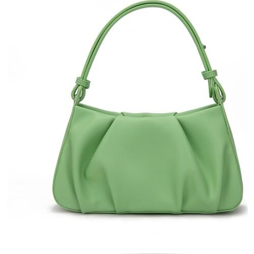 Shoulder bag bolsos dama elegantes mini cloud shape pouch ladies pu hand bag