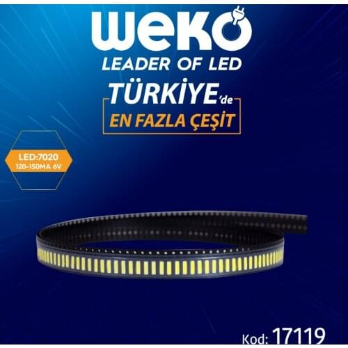 LED TV PANEL LED 7020 120-150 MA 6V