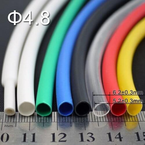 Brand New 4.8mm 3/16" Adhesive Lined 3:1 Heat Shrink Tubing Waterproof Insulation Sleeving