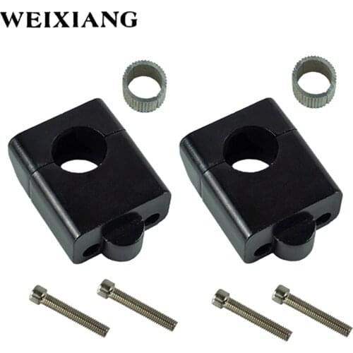 Universal Aluminum Motorcycle Handlebar Riser Clamp Dirt Bike Handlebars Bar Risers Mount Clamps 7/8" 22mm/28mm