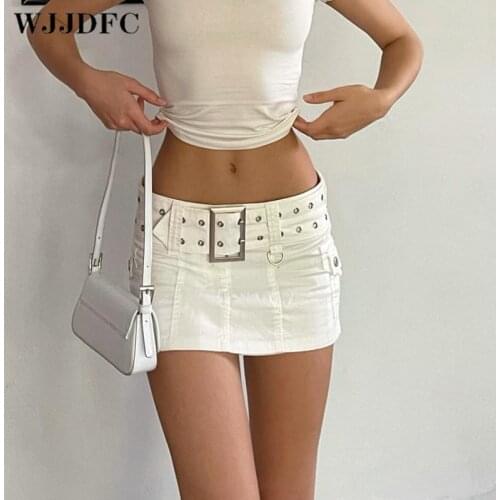 WJJDFC Denim Skirts For Women