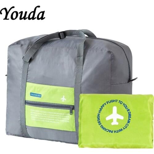 Youda Large Capacity Folding Portable Travel Bags Clothing Luggage Plane Travelling Duffel Storage Pouch Journey Bag