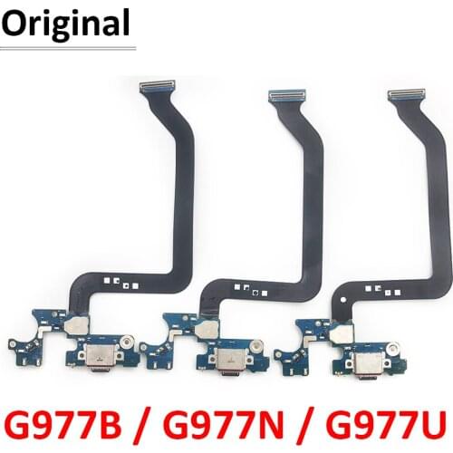 USB Charging Port Mic Microphone Dock Connector Board Flex Cable For Samsung S10 5G G977B G977N G977U Repair Parts