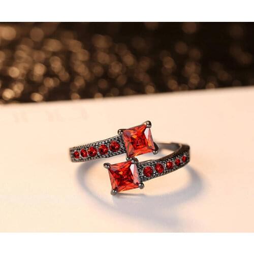 Round multi-drill engagement ring Lady ring Crystal zircon ring Fashion new product mosaic Give your friends the best gift