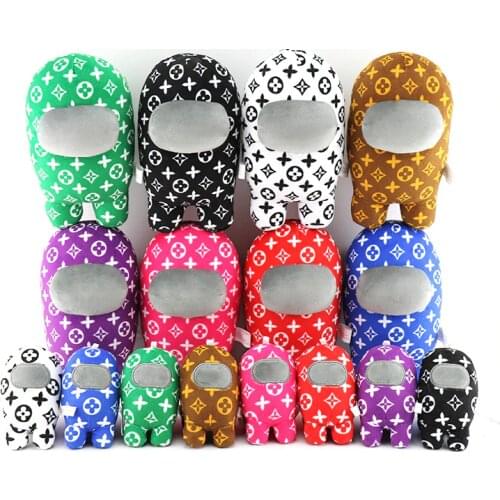 1Pc Muti Color Print Among Plushie Us Stuffed Dolls 20cm Cartoon Imposter Soft Pillow Plush Peluches Toys Gifts For Children