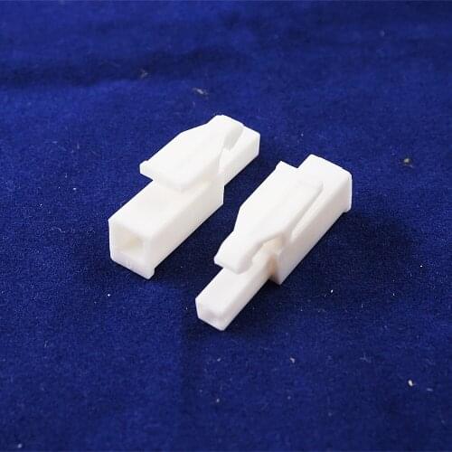 10pcs Plug Housing 1 Position 1 Pin Connector 4.14 mm 0.163" One Row Mini Universal Mate-N-Lok Rectangular 172335-1 600V