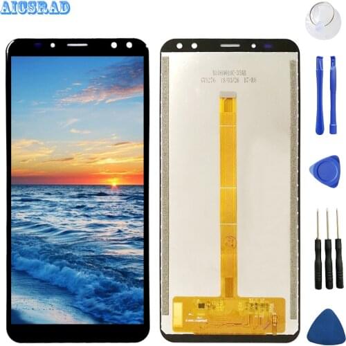 AICSRAD For Oukitel K6 LCD Display And Touch Screen 6.0" Digitizer Assembly Replacement Oukitel K 6 Phone Display +Tool&Adhesive