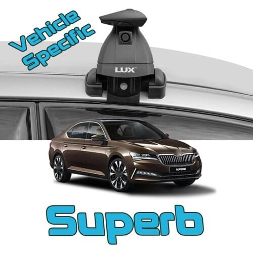 Paw Lockable Aluminium Roof bars for cars with standard roof for Skoda Superb B8