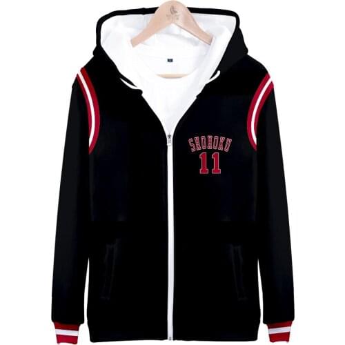 Amazon Wholesale New Slam Dunk Character Clothing Trend Zipper 3D Digital Color Printing 2020 Cn(origin) Sidno