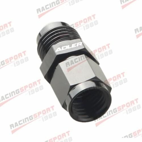 AN6 AN-6 To M12 x 1.5 Aluminum Fuel Oil Hose Fitting Adapter Black