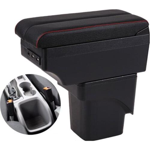 For Ford Focus 2 Mk2 Armrest box central Store content box with USB interface