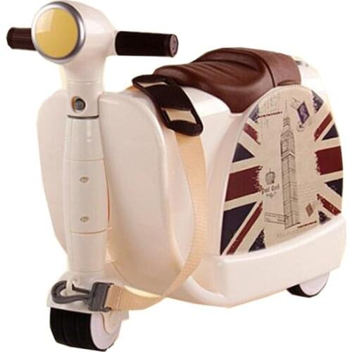 Childrens scooter taxi car walk walkers Can sit can ride out convenient luggage travel essential