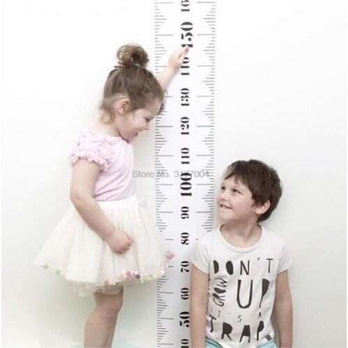DHL 100pcs Newborn Baby Play Mat Toys Kids Wooden Wall Hanging Growth Chart Height Measure Ruler
