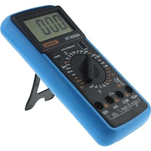 DT-9205A LCD Digital Multimeter Electric Handheld Tester Meter AC DC H7ED