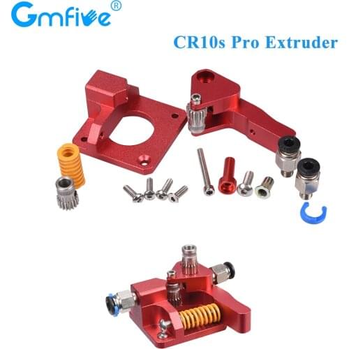 GmFive Double Pulley CR10S PRO Extruder MK8 Extruder Btech Dual Direct Drive For CR10S PRO Ender 5 Ender 3 PRO 3D Printer Parts