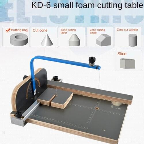 Electric Low Density Sponge Cutting Machine Light Household Foam Cutter 390x280mm Polystyrene Cutting Table