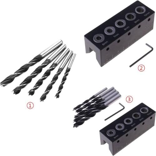 90 Degrees Carpentry Angle Guide Drill Doweling Jig 6/7/8/9/10mm Straight Drilling Hole Locator Finder for Woodworking