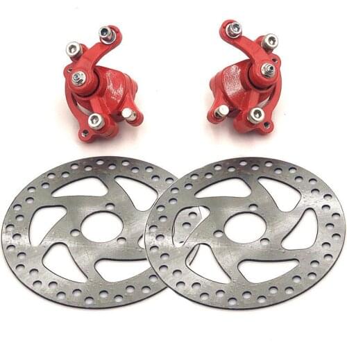 49CC Gas Mini Dirt Bike Front Rear Brake with 140mm disc brake Caliper Kit Electric Scooter ATV