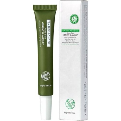 25g Tea Tree Acne Gel Moisturizing Remove Acne Shrink Pores Repair Skin Care Nourishing Lifting Firm Skin TSLM1