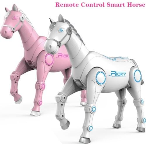 RC Smart Robot interactive Remote Control Horse intelligent Dialogue Singing Dancing Animal Toys Children Educational toys Gift