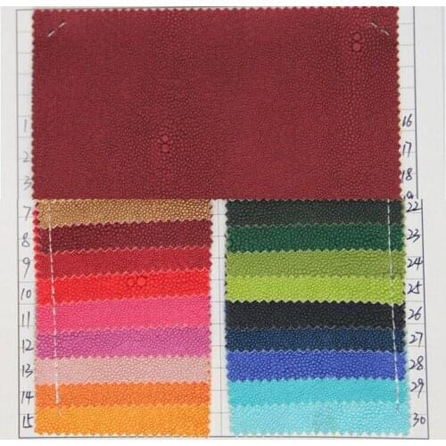 Pearl fish grain artificial PVC leather/ synthetic leather for Bags, gloves, shoes