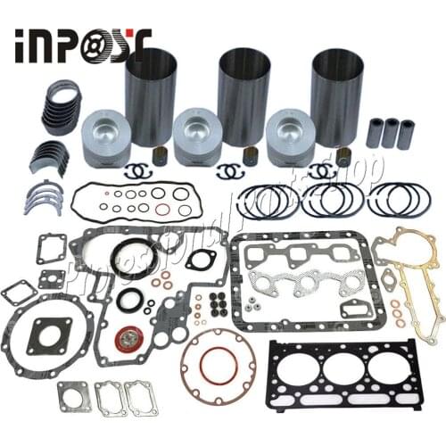 D1703 Engine Rebuild Kit Fits Harvester Bobcat Kubota Excavator Generator