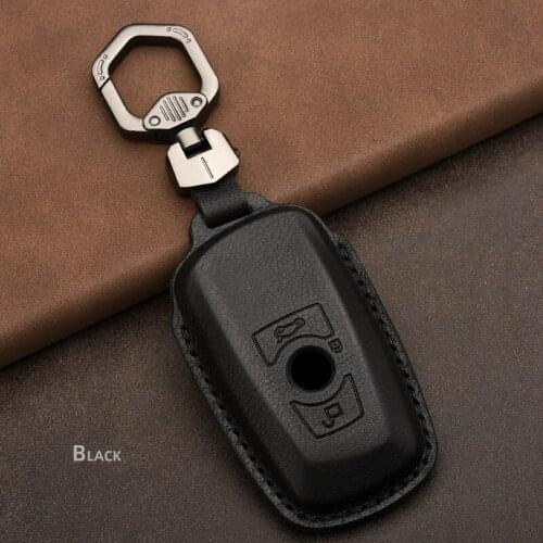 Leather Auto Car Key Cover Case for Bmw New 1 3 4 5 6 7 Series F10 F20 F30 E90 G30 E60 E46 Car-Styling Accessories Shell
