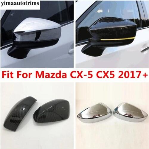 ABS Chrome Accessories For Mazda CX-5 CX5 2017 2018 2019 2020 2021 Door Rearview Mirror Cap Cover Trim Protective Kit Exterior