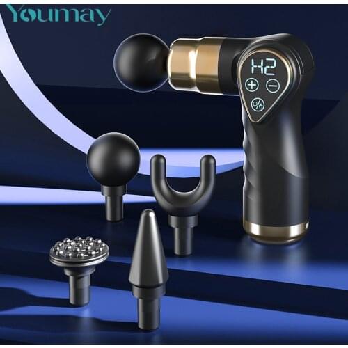 Youmay Massage Gun Deep Tissue Muscle Massager Pain Relief Fascia Gun Percussion Electric Body Neck Relaxation Massager 32Gears