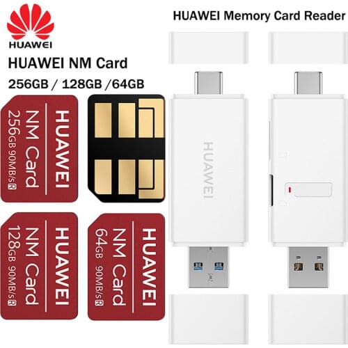90MB/s 64GB/128GB/256GB NM Card Apply to Mate20 Pro Mate20 X P30 With USB3.1 Gen 1 Nano Memory Card