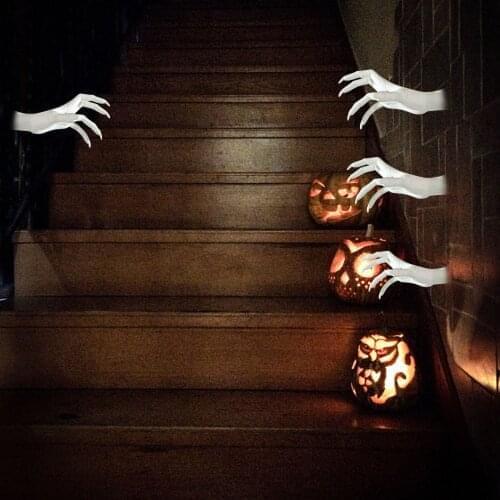 Witchs Hand Wall Hanging Statues Aesthetic Art Sculpture Resin Retro Wall Witch Hand Ornament Home Creative Wall Decor