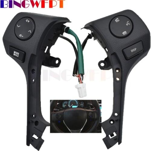New Buttons Bluetooth Phone Steering Wheel Audio Control Button 84250-02560 For TOYOTA Corolla RAV4 2014 2015