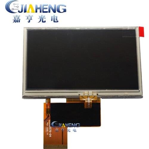 Original 4.3 inch AT043TN24 V.5 LCD screen with touch screen for GPS MP4 480x272 100% tested