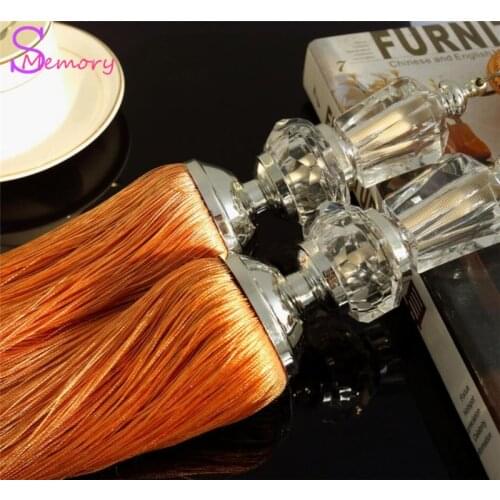 Pentagonal crystal ball European curtain tassels hanging ball tie strap holder accessories home decor