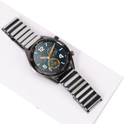 22mm huawei watch gt 2 strap For Samsung Galaxy Watch 46mm/S3 Frontier band amazfit GTR 47mm/huami amazfit ceramics bracelet
