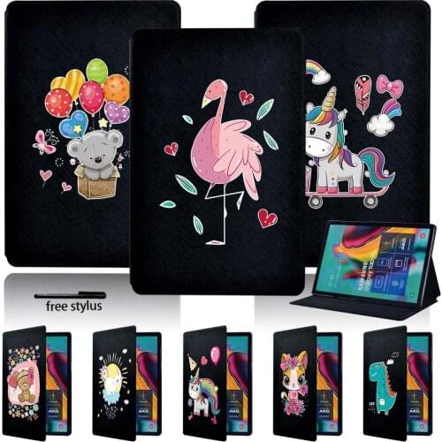 Folding Stand Case Cover for Samsung Galaxy Tab A A6 7.0 9.7 10.1 10.5 /E 9.6"Shockproof Pu Leather Slim Lightweight Cover Case