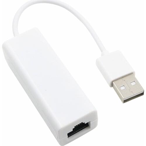 USB 10-100Mbps Ethernet LAN Adapter Cable Internet Network RJ45 For Console Nintendo Switch/ Wii / Wii U