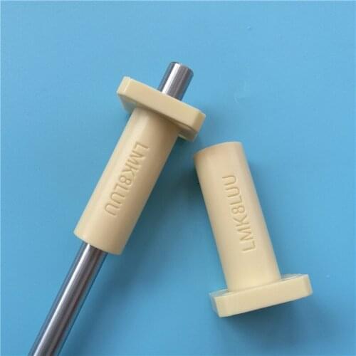 1pcs LMK8LUU Long square Type 8x15x45mm Solid Polymer Square Flange Linear Bushing /Bearing 8MM Reprap Prusa CNC DIY parts