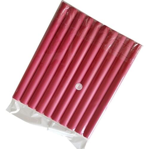 10pcs DIY curlers for hair soft hair rollers curler Pearl Cotton Hair Roll curls bagels bendy flexi rods spiral magic curl perms