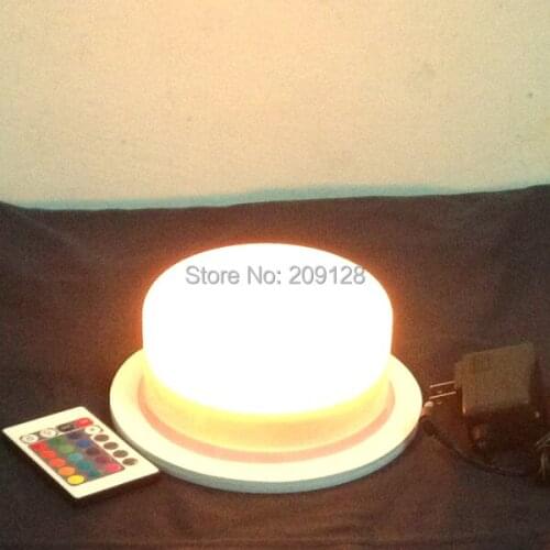 175mm outdoor led battery operated remote control white red colors change light