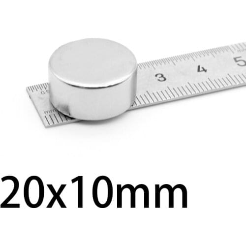 2-20pcs 20x10mm Powerful Magnets 20mmx10mm Permanent Round Magnet 20*10mm Neodymium Magnetic Super Strong Magnet 20*10