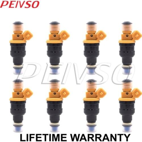 8x 0280150718 fuel injector for Ford Bronco 90~91 E-150/E-250/E-350/F-150/F-250/F-350 90~92 5.8L V8 Mustang 5.0L 1986