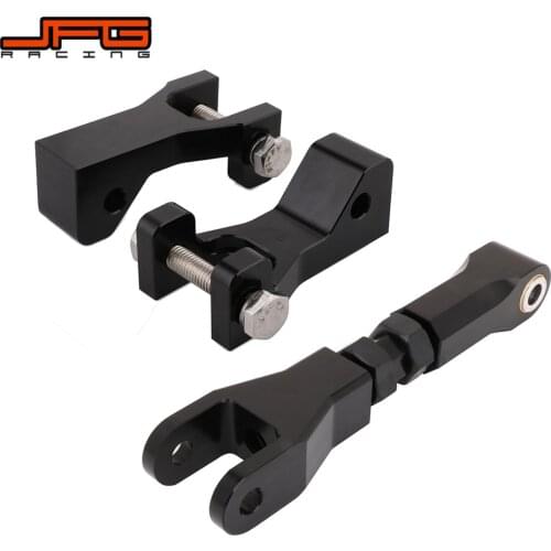 Motorcycle CNC Aluminum ATV Front Rear 3.5" Lowering Adapter Adjustable Kit For HONDA TRX400EX TRX450R TRX 400RX 450R