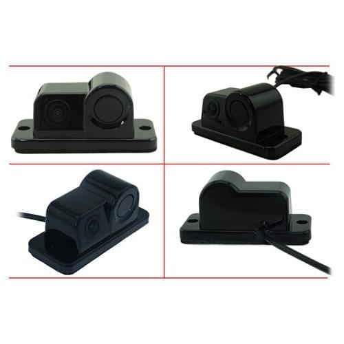 Auto car backup camera with reverse sensor wire suitable for universal cars black bring 170 glass hd ccd image lens