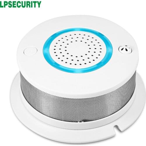 APP Control Smoke Senser Wireless GSM Alarm Home Security System Smoke&Heat Detector (NO WIFI)